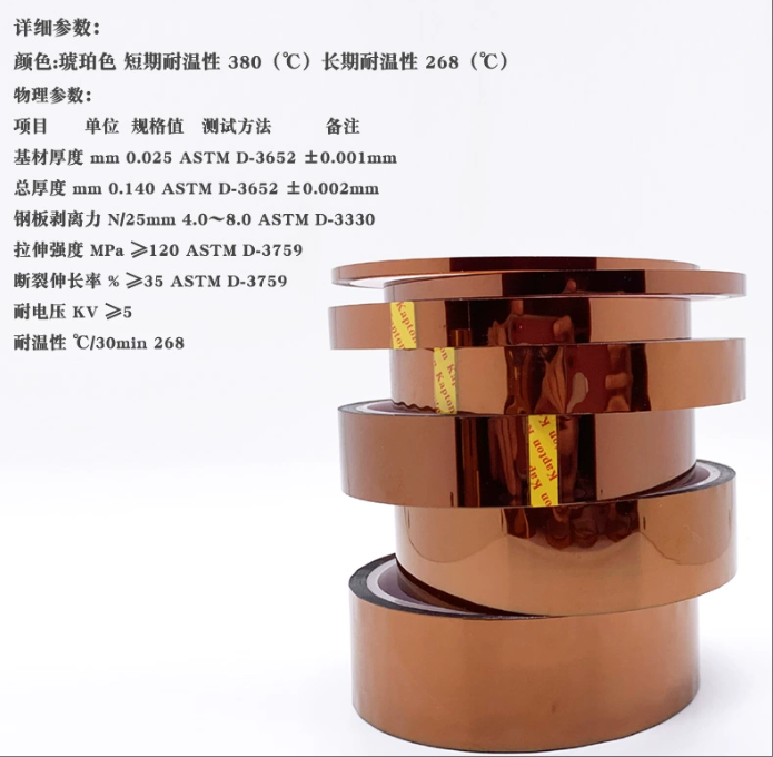 Best Selling|Gold Finger High-Temp Tape|Industrial Tough|Black|Electrical Insulation|Aerospace Wiring|50mm Wide|OEM Customization|https://www.lvmeikapton.com/